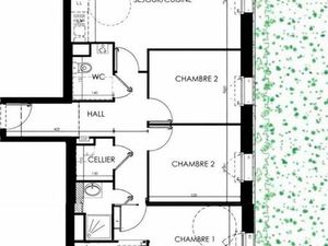 Rare – T4 80 m² avec jardin 250 m² – Rez-de-jardin – 2 parkings
