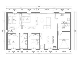 Vente maison neuf 5 pièces 108m2 La Jarrie - 275000 € - Surface Privée