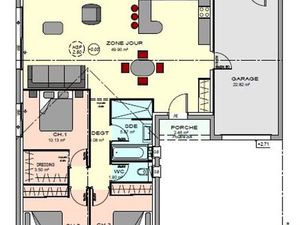 Vente maison neuf 4 pièces 97m2 Villedoux - 300000 € - Surface Privée