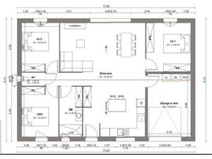 Vente maison neuf 4 pièces 87m2 Saint-Jean-de-Liversay - 197400 € - Surface Privée