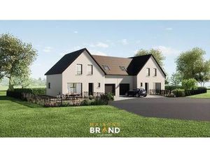 Terrain avec maison neuve à vendre