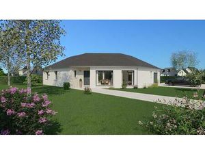 Terrain avec maison neuve à vendre