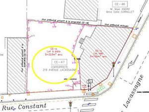 Terrain 223 m² Lyon