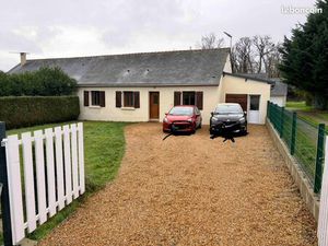 Maison plein pied 3 chambres jardin Vieil Baugé