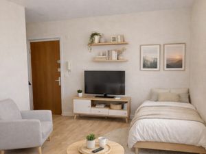 Studio rue Abbé Gridel en rdc avec parking