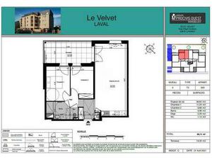 Location Appartement 3 pièces à Laval (53000) : à louer 3 pièces / 66m² Laval