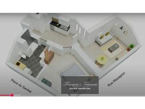 Dernier étage T2 rénové très lumineux