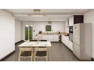 Terrain avec maison neuve à vendre