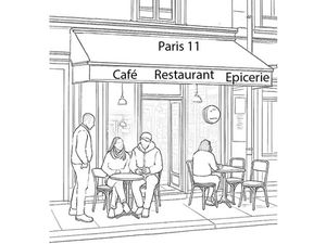 Paris 11e - Quartier Saint-Ambroise / Popincourt Vente Fonds de Commerce Café / Sandwicher