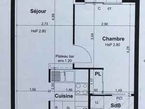 Location Appartement 2 pièces à Cesson-Sévigné (35510) : à louer 2 pièces / 41m² Cesson-Sé