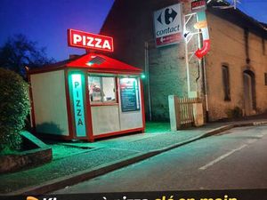 Kiosque restauration rapide prêt a travailler