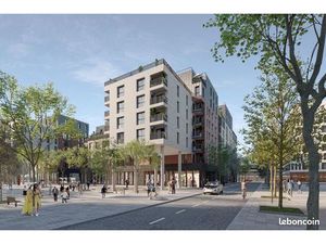 Local commercial neuf de 190 m² – Brut de béton – Avenue Gaston Roussel  Romainville