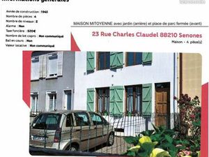 Maison mitoyenne (2 apparts) idéal vacances ou pour 2 familles