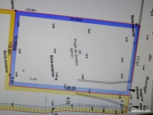 Terrain à batir 487 M2 ( commune Littorale )
