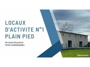 Local professionnel plain pied 180M2 emplacement stratégique