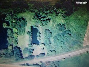 Vends terrain de loisir avec etang
