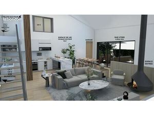 Grand chai avec permis - belle volume - Murs en pierre  charpentes et toit en excellent ét