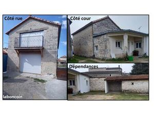 Maison avec terrain plein centre Lalbenque