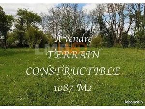 Terrain 1 087 m² Saint Mard