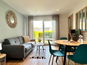 Appartement F2 meublé avec jardin