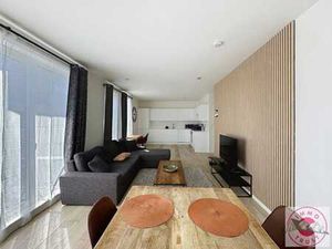 Madou / Superbe appartement meublé de 62m²  1 ch.  terrasse