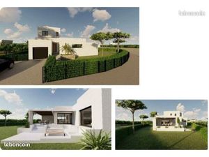 Terrain constructible 4 faces hors lotissement
