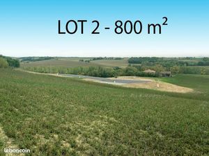 Terrain constructible de 800 m² à l’Isle Jourdain 32600