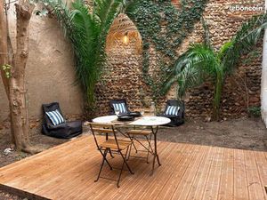 Location meublé Bompas avec jardin patio