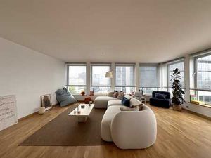 Loft meublé lumineux avec vue panoramique sur la Place Madou