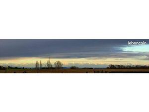 Vue Panoramique Pyrénées et Toulouse