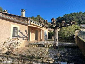 Maison de plain-pieds avec jardin