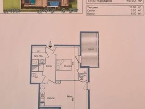 À VENDRE – T2 avec terrasse et parking – Lons (proche médiathèque)