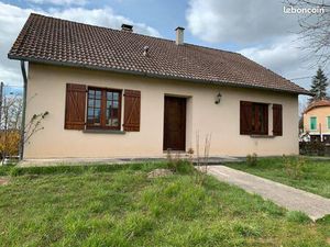 Maison de plain-pied sur sous-sol Budelière 10 minutes Montluçon