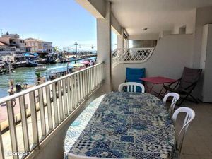 T2 belle terrasse vue exceptionnelle canal et mer