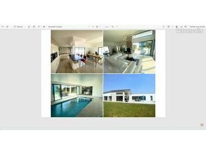 Maison d'architecte avec piscine