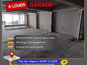 Location garage Saint-Claude