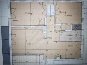 Plateau a amenager de 60 m2