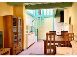 Duplex F2 65m2 meublé - 600e charges comprises - VILLEDIEU