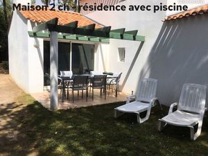 Maison 43m2 meublée 2ch dans résidence avec piscine