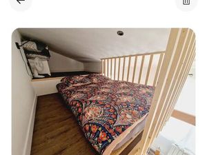 Studio meublé mezzanine 7min à pieds de la gare 100m plage