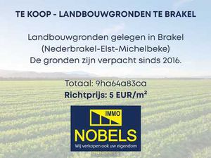 Te koop  landbouwgronden te Brakel