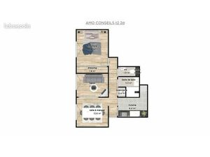 Location appartement 47 m2 avec jardin Murviel les Montpellier