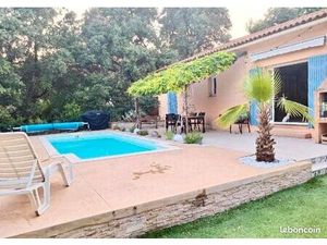 Villade plain-pied avec appartement loué-piscine-garages