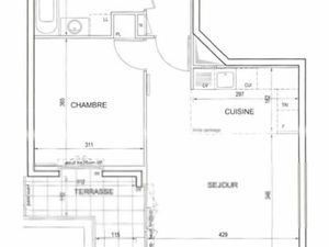 Location T2 meublé 45m2 Antony Croix de Berny