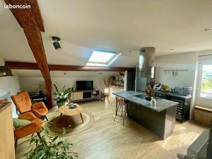 Appartement sous les toits avec tropézienne