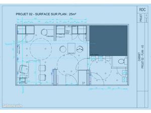 DISPONIBLE; A LOUER : Local professionnel MAIRIE de COLOMBES à mi temps