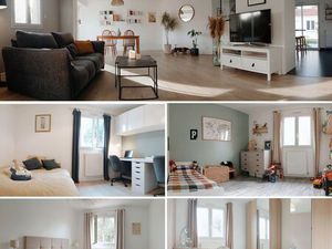 Maison 110m2 chaudière neuve (4 chambres) + dépendance 46m2