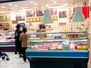 Boucherie centre commercial