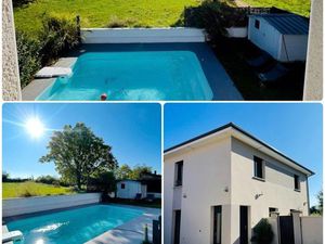 Maison piscine chauffée