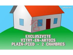 EXCLUSIVITE – VITRY EN ARTOIS – PLAIN-PIED – 2 chambres